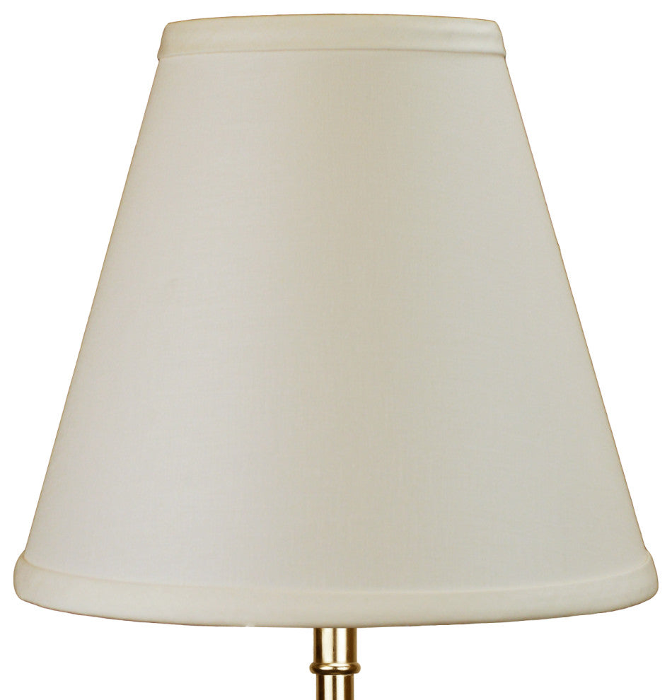 Fenchel Shades 5"x10"x9" Empire Lamp Shade, Linen Ivory