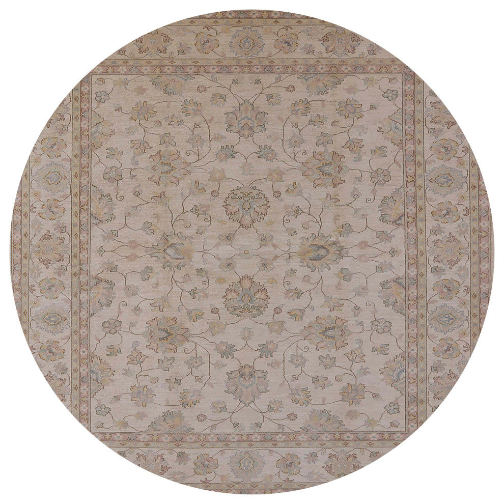 Ahgly Company Indoor Round Mid-Century Modern Area Rugs, 3' Round