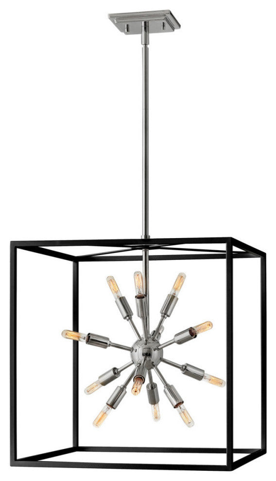Hinkley Aros Large Open Frame Pendant, Black*