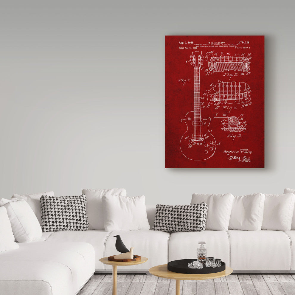 "Guitar 4" by Cole Borders, Canvas Art, 47"x35"