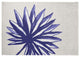 Spiky Flower Spring Chenille Rug, Purple, 5'x7'