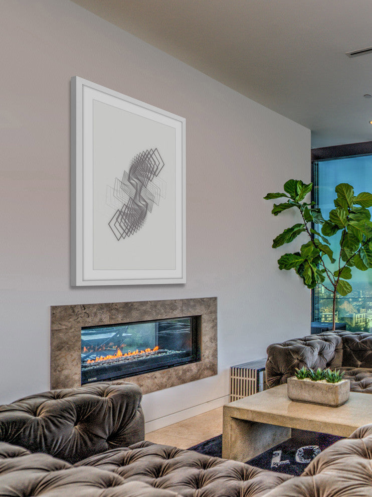 Marmont Hill, "Diamond Exploration" by Bryon White Framed Painting Print, 24x36