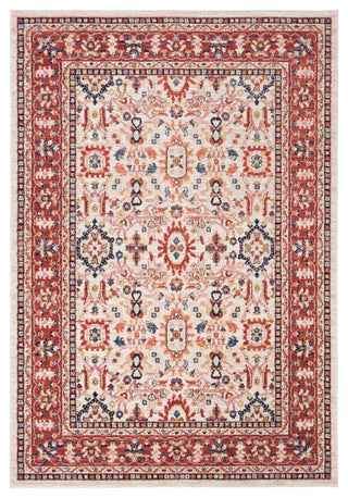 Safavieh Charleston Collection CHL412 Rug, Ivory/Red, 4'x6'