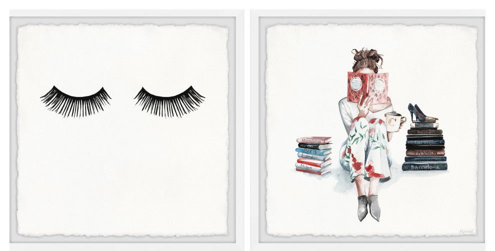 Model to Be Diptych, 2-Piece Set, 24x24 Panels
