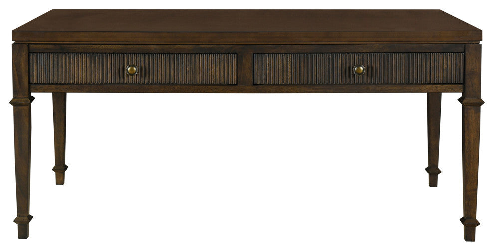 Martha Stewart Kenna Bed, Console Table, Nightstand, Brown, Coffee Table