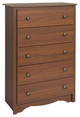 Cherry Monterey 5 Drawer Chest