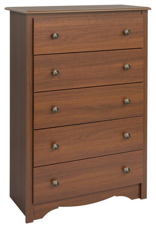 Cherry Monterey 5 Drawer Chest