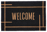 Calloway Mills Modern Black Welcome Doormat, 30x48