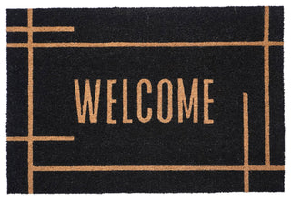 Calloway Mills Modern Black Welcome Doormat, 30x48