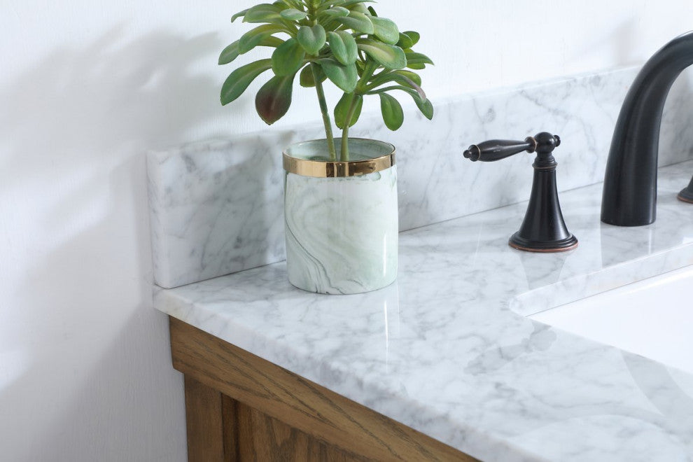 Home Living 22" Farmhouse Driftwood-Light Bathroom Vanity