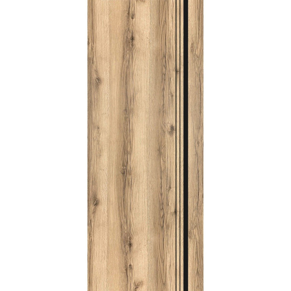 Slab Barn Door Panel 18 x 80 | Planum 0011 Oak with  | Sturdy Finished