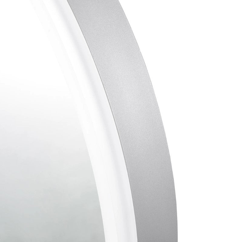 Monarch Plus Vanity Mirror, Silver, Led Strip Light
