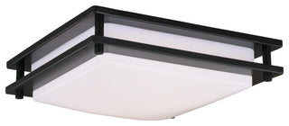 Vaxcel Horizon 12" LED Flush Mount, Oil Burnished Bronze