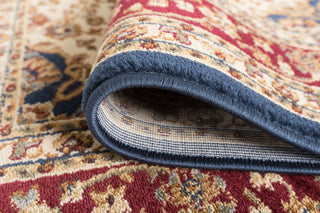 Kirsten Transitional Border Area Rug, Navy, 2'3"x10'