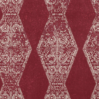 Pyramid Stripe Decorative Throw Pillow, Dark Red, 18x18"
