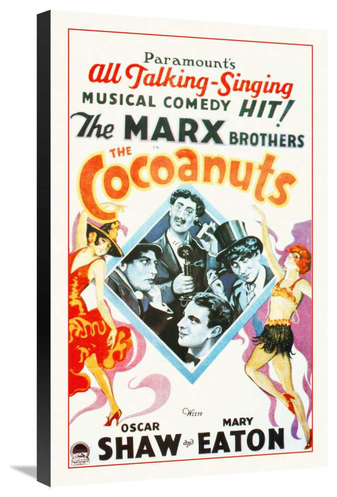 "Marx Brothers - Cocoanuts 05" Canvas by Hollywood Photo Archive, 19x30"