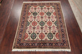 Indian Art&Craft Traditional Oriental Hand-Knotted Area Rug, Beige, 9'11"X8'1"