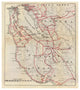 "San Mateo, Santa Cruz, Santa Clara, Alameda, Contra Costa" Paper Art, 28"x32"