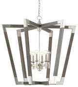 Bastian Large Gray Lantern
