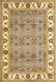 Lifestyles 5469 Slate, Ivory Agra, 7''10"x9''10"