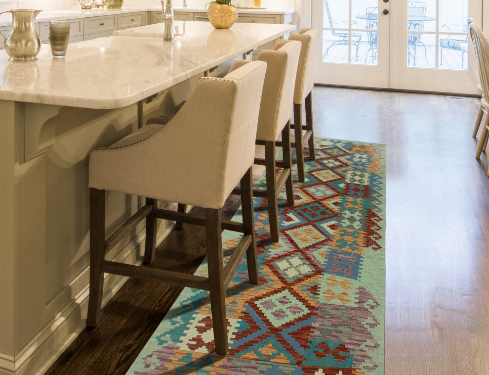 Sangat Kilim Maylin Lt. Green Runner