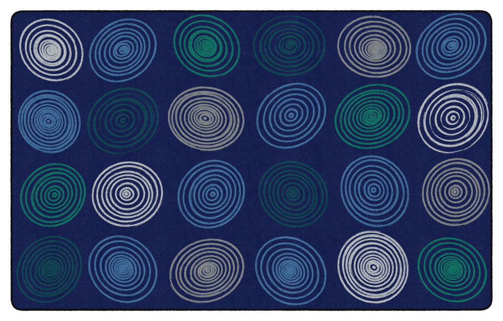 Flagship Carpets FA1841-32FS Circles Cool