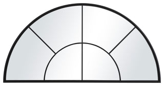 Uttermost 09733 Rousseau 60" W x 30" H Arched Framed Bathroom - Wrought Iron