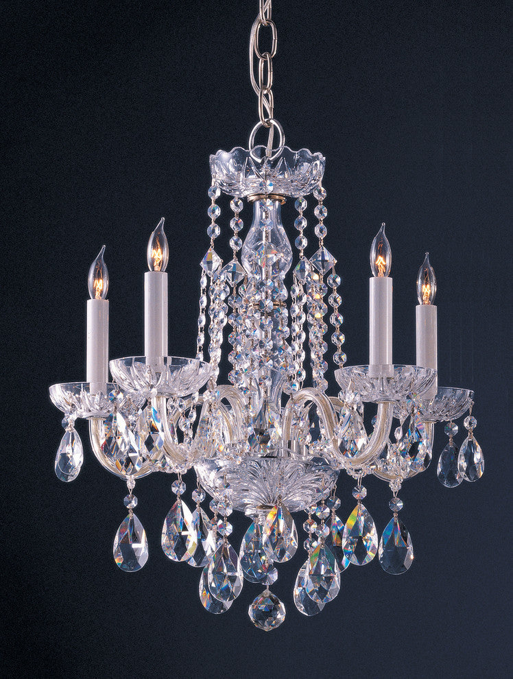 Crystorama Traditional Crystal 5-Light Mini Chandelier