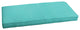 Sunbrella Aruba Blue Outdoor Bench Cushion, 57x24