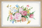 "Spring Flowers" Framed Painting Print, 36"x24"