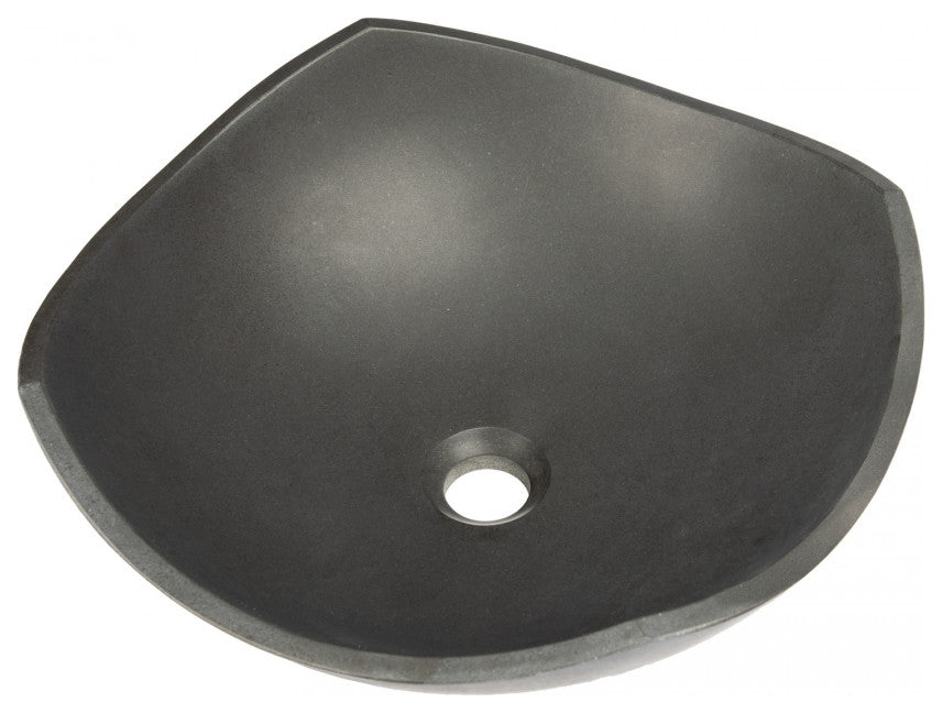 Eden Bath EB_S027LS-H Arched Edges Bowl Sink - Honed Lava Stone