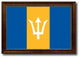 Barbados Country Flag Canvas Print, 27"x39"
