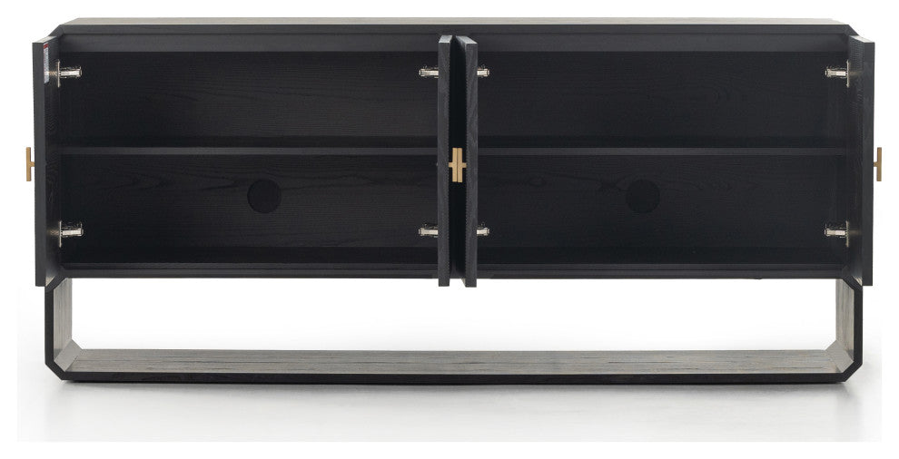 Caspian Sideboard, Black Ash Veneer