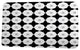 Goals, Gourds, and Gatherings Button Up Geometric Print Bath Mat, Black, 21"x34"