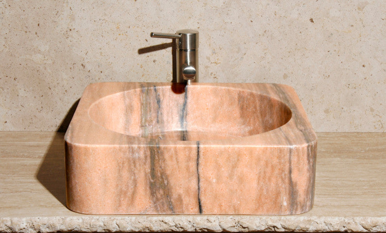 V-VSR18 Sunset Mist Polished Vessel Sink