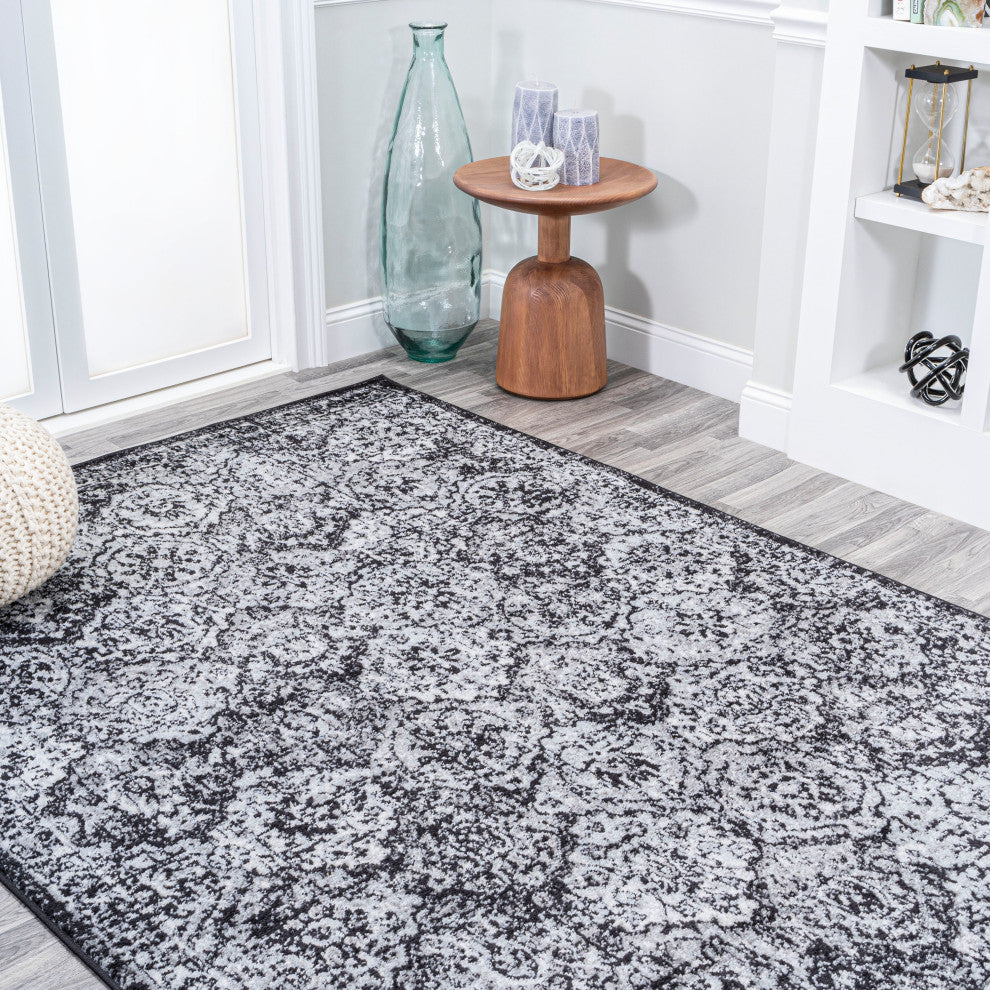 Modern Persian Boho Vintage Trellis 2 ft. x 8 ft. Runner Rug, 4 X 6