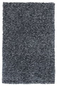 KAS Bliss 1583 Black Heather Shag Area Rug, 5' x 7'