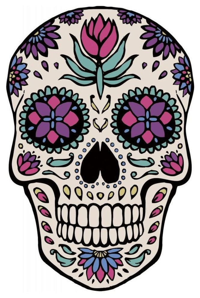 "Sugar Skull IV" Digital Paper Print by Janelle Penner, 33"x46"
