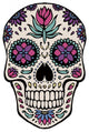 "Sugar Skull IV" Digital Paper Print by Janelle Penner, 33"x46"