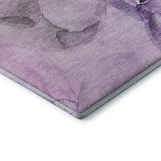 Premium Machine Washable Mayfield AMF521 Purple 3' x 5' Rug