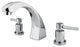 Kingston Brass Roman Tub Faucet, Polished Chrome