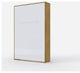 Contempo Vertical Wall Bed, 47.2 x 78.7 inch, Country Oak/White Gloss