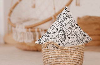 Halloween Outlines Accent Pillow With Removable Insert, White, 18"x18"