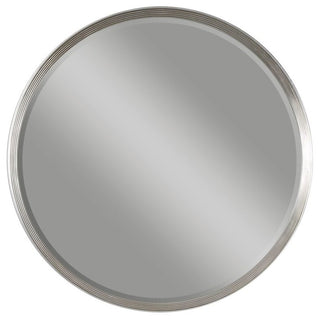 Uttermost Serenza Round Silver Mirror