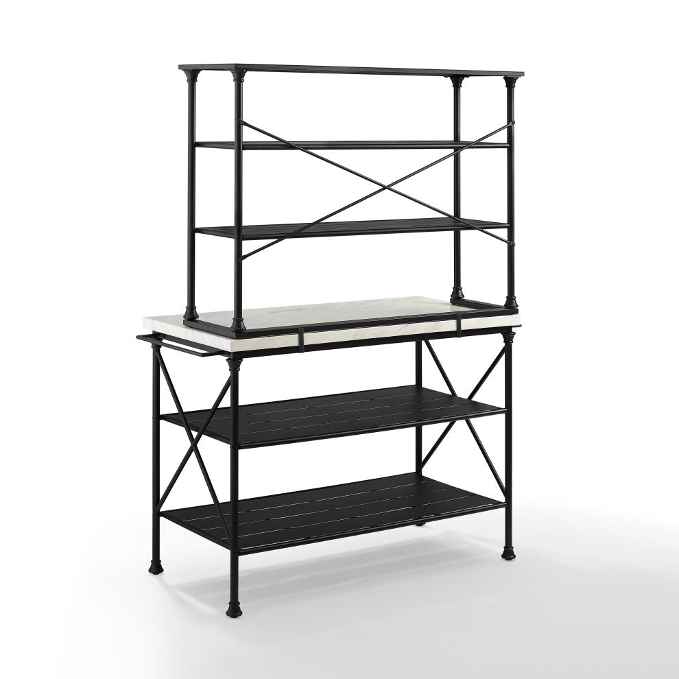 Madeleine Kitchen Island and Hutch