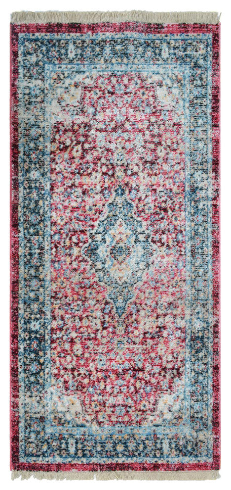 MACHINE MADE POLYESTER AREA RUGS  -Red Color, Oriental ,Rugs for Living Room