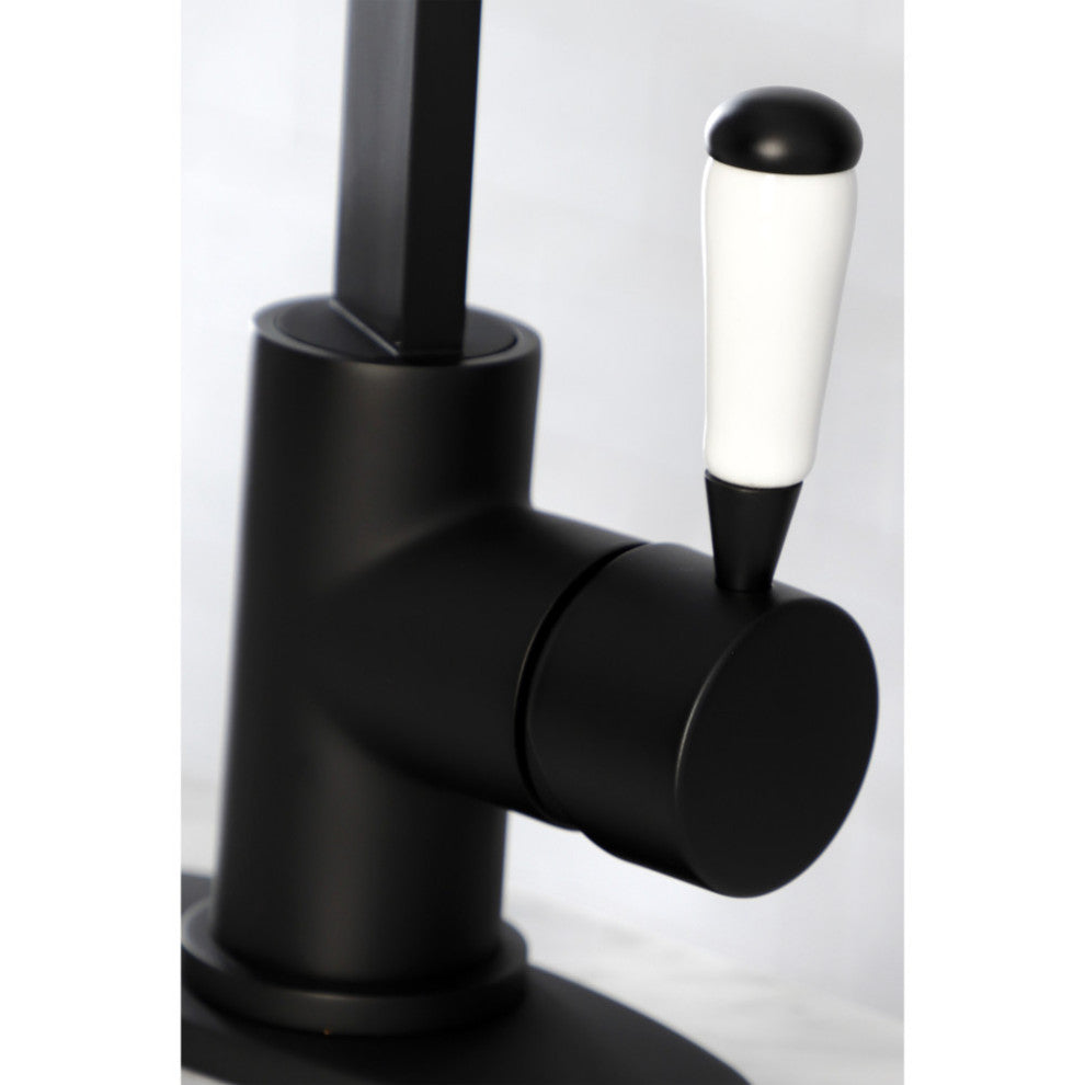 LS8610DPL Paris One-Handle 1-Hole Deck Mounted Bar Faucet, Matte Black