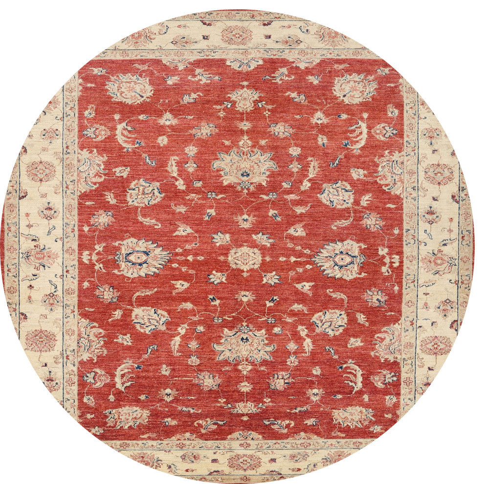 Ahgly Company Indoor Round Traditional Area Rugs, 4' Round