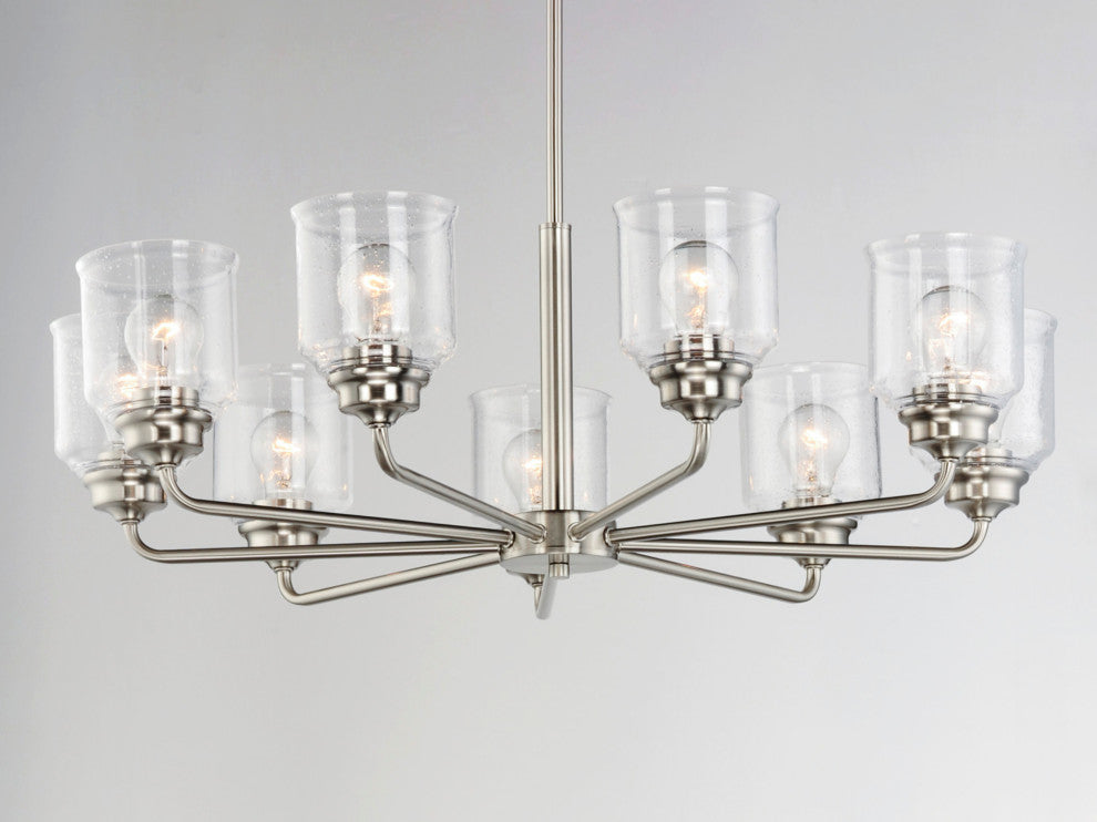 Maxim 12268CD Acadia 8 Light 32"W Chandelier - Satin Nickel