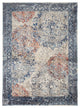 Weave & Wander Bellini Rug, Blue/Rust/Gray, 7ft-10in x 10ft-10in Rug